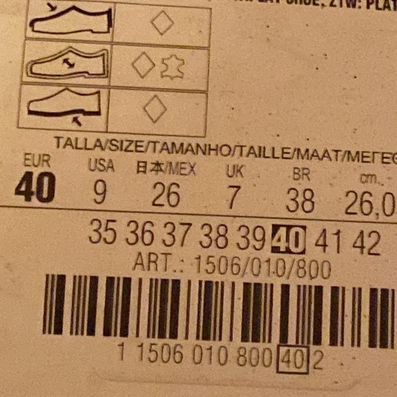 NWT. Zara Black Embellishes Track-Sole Flat Loafers. Size 6,5. 8 - Picture 11 of 13